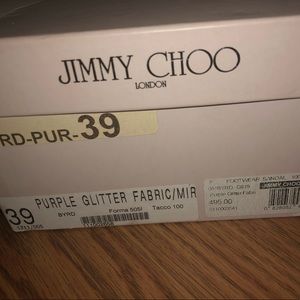 Jimmy Choo Purple Sandal Heels main image 0
